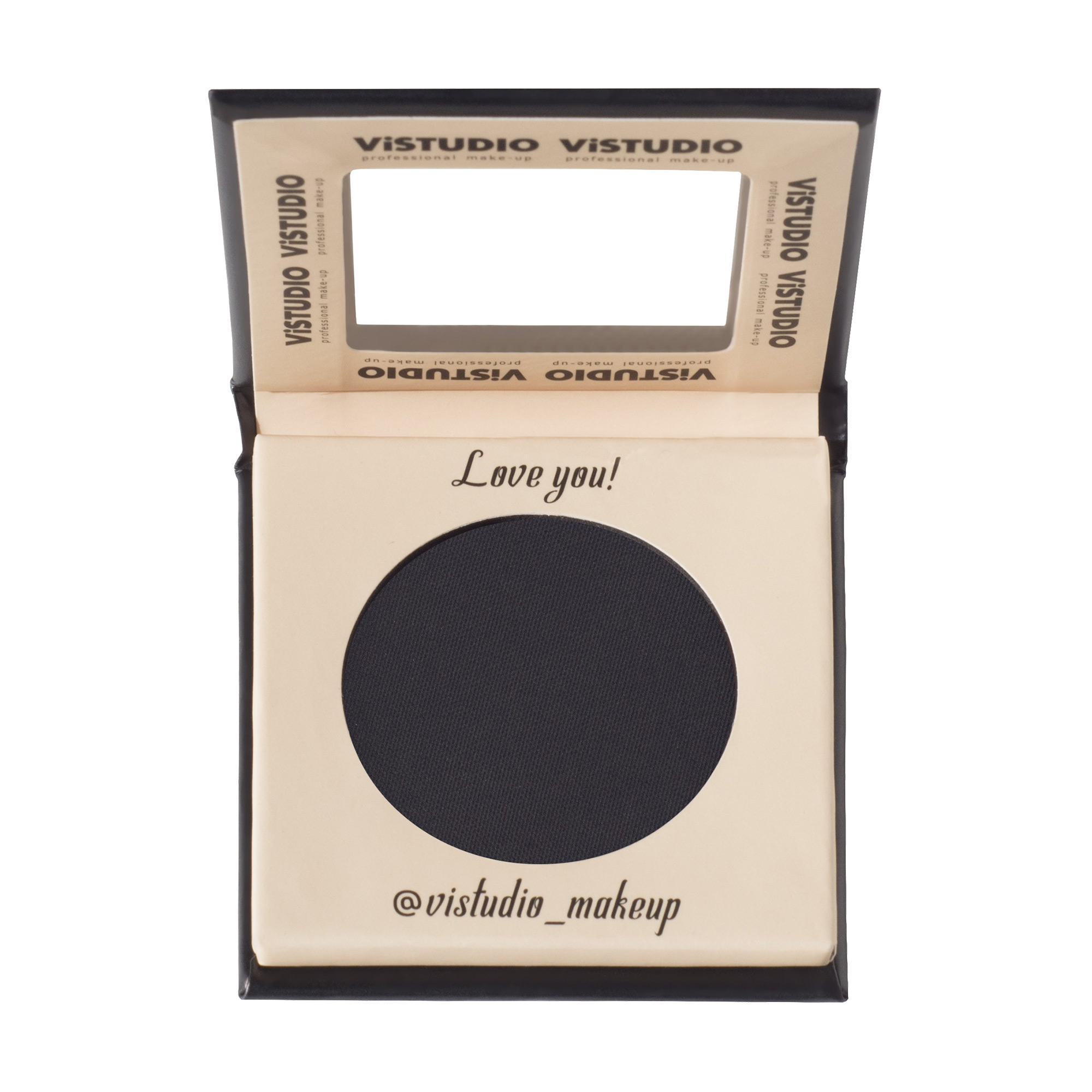 Компактні тіні для повік ViSTUDIO Compact Eyeshadow Golden Charcoal, 6 г